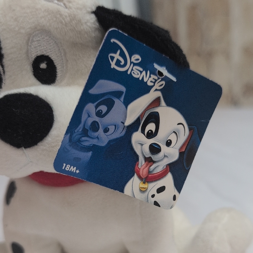 Disney Dalmatian Plush Dog Toy - Cream and Black - Picture 2 of 7